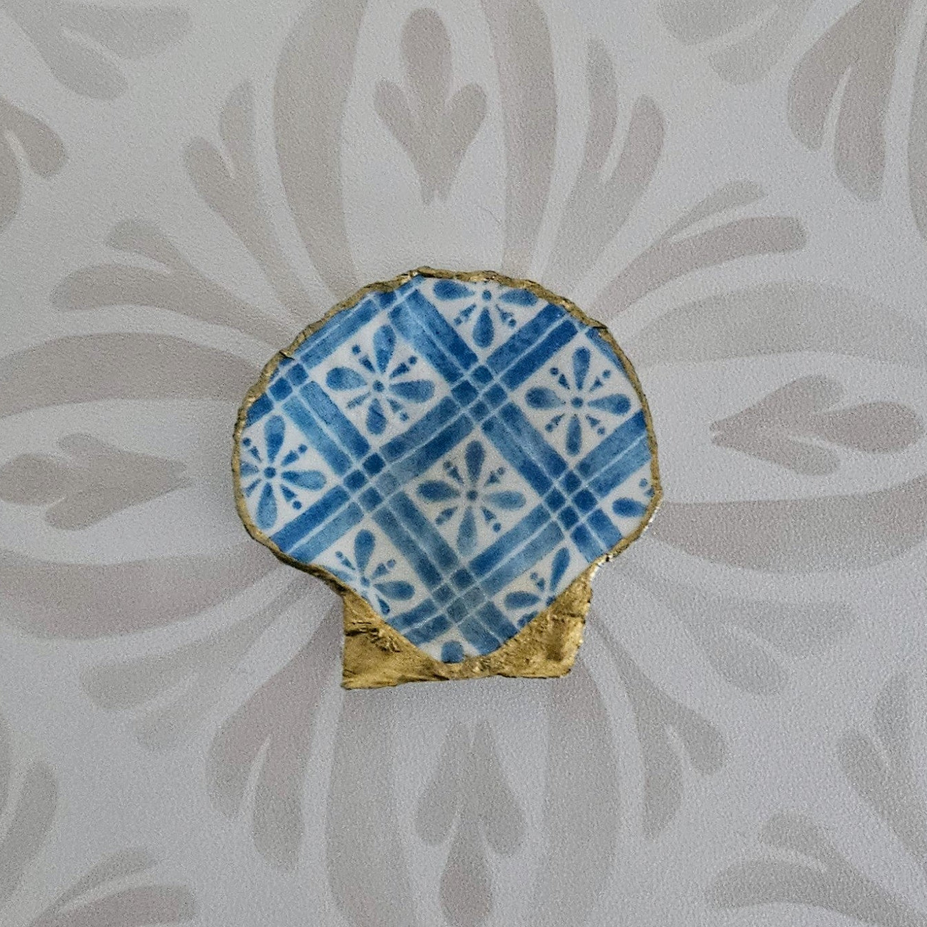Azulejo Decoupage Scallop Shell
